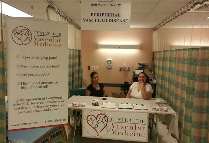 Center For Vascular Medicine at the Bowie MD Health Fair